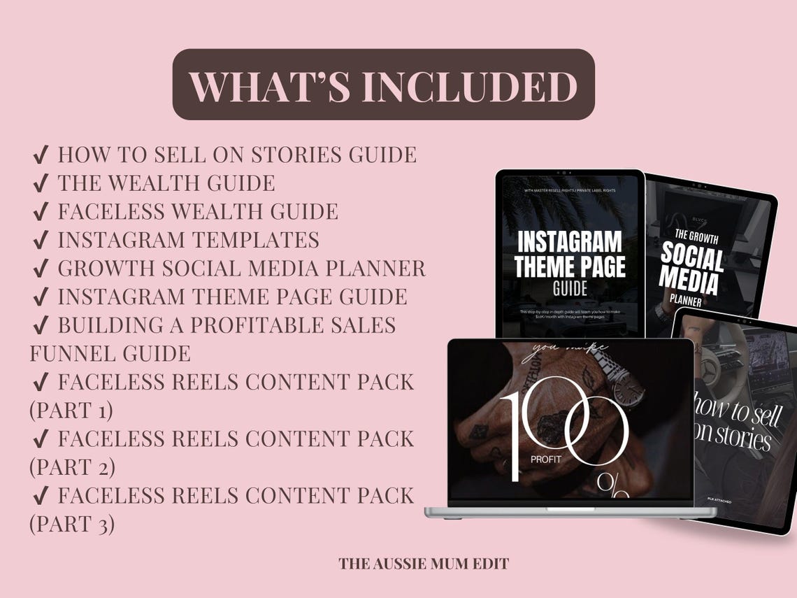 Faceless Creator Starter Kit | PLR & MRR Digital Products - Image 8